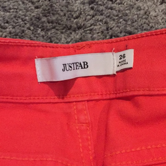Justfab size 26 high waisted skinny jeans - Picture 2 of 3